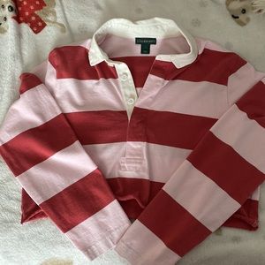 Cropped collard J crew shirt